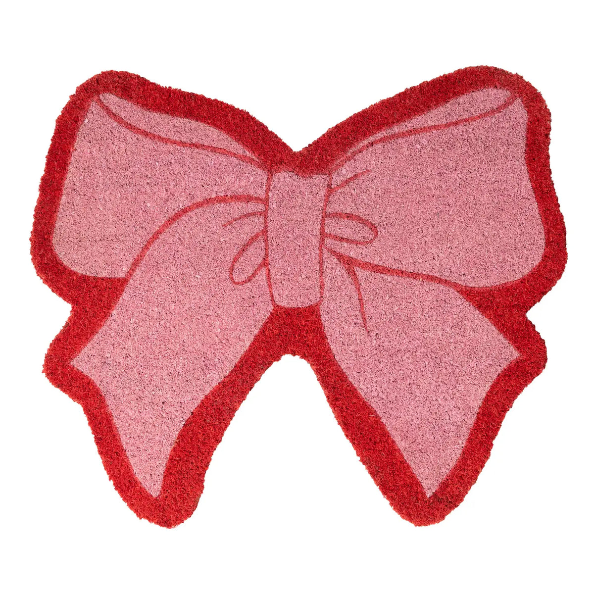 Pink Bow Doormat